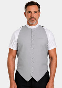 Josiah Full Collar Clergy Vest Front for Men