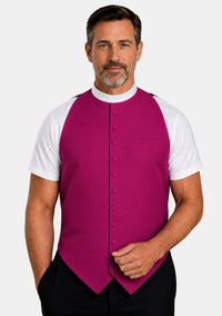 Josiah Full Collar Clergy Vest Front for Men