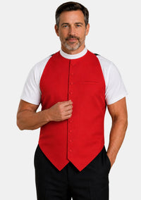 Josiah Full Collar Clergy Vest Front for Men