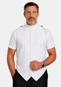 Josiah Full Collar Clergy Vest Front for Men
