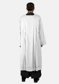 Ornate Lace Minister's Alb for Men