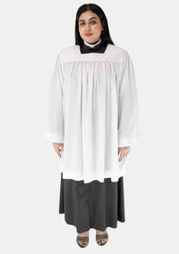 Square Neck Women Clergy Surplice