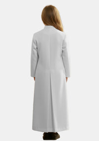 Madilyn White Altar Assistant Cassock for Girls