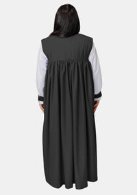 Women Chimere and Rochet Set Black