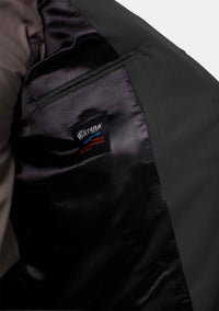 Men Clergy Long Vest Black