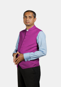 Messiah Red Purple Clerical Vest