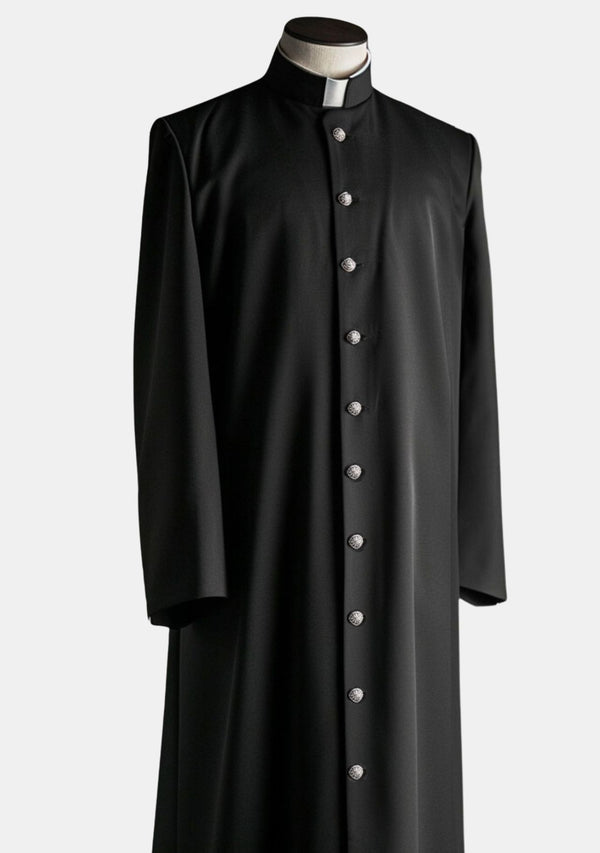 Metal Buttons Clerical Robe for Men