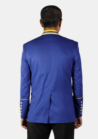 Royal Blue With Gold Priestly Jacket