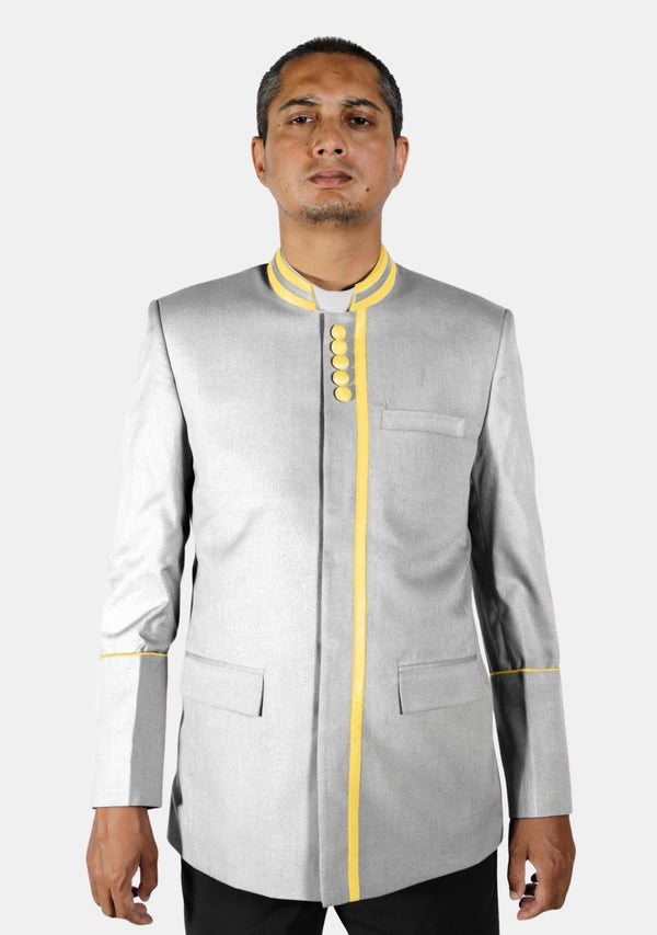 Christ Light White and Gold Clergy Modern Jacket