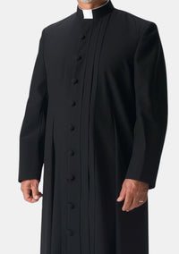 Saul Clergy Robe for Men Black