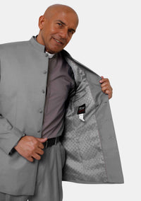 Nahshon Men Clergy Grey Suit