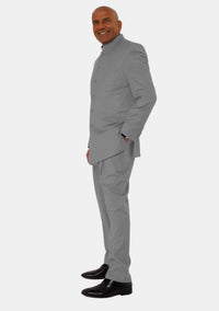 Nahshon Men Clergy Grey Suit