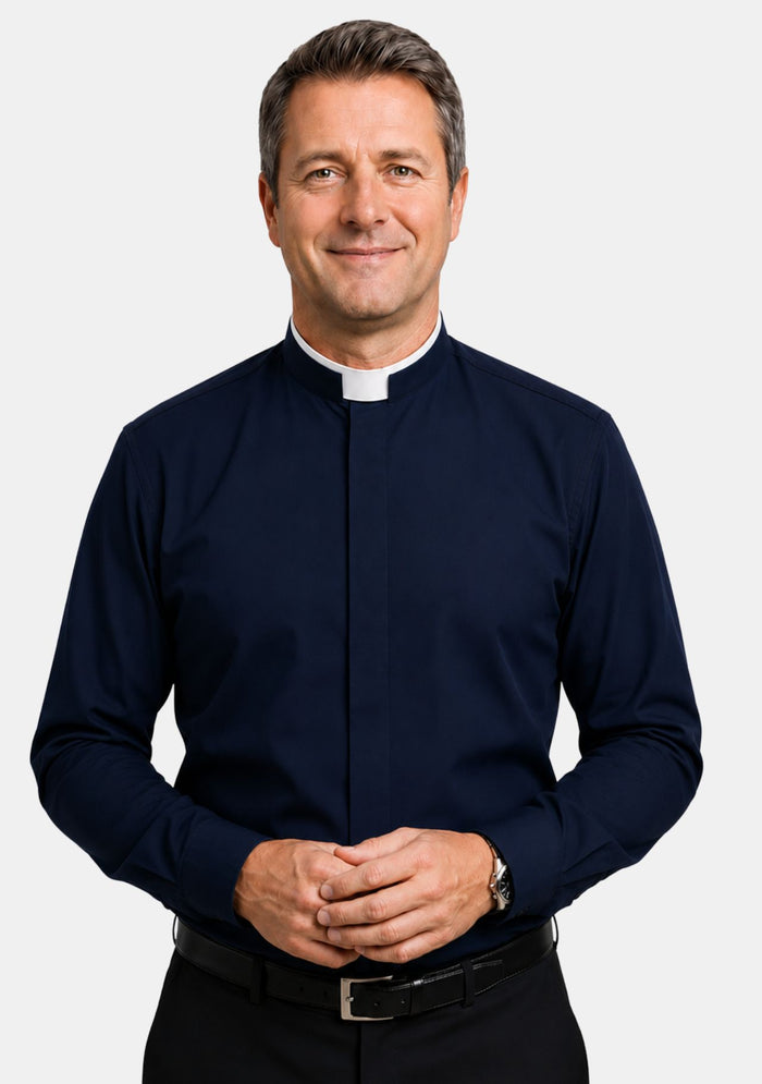 Navy Blue eClergy's Shirt