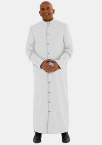 White with Gray Cleric Robe for Men