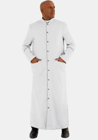 White with Gray Cleric Robe for Men
