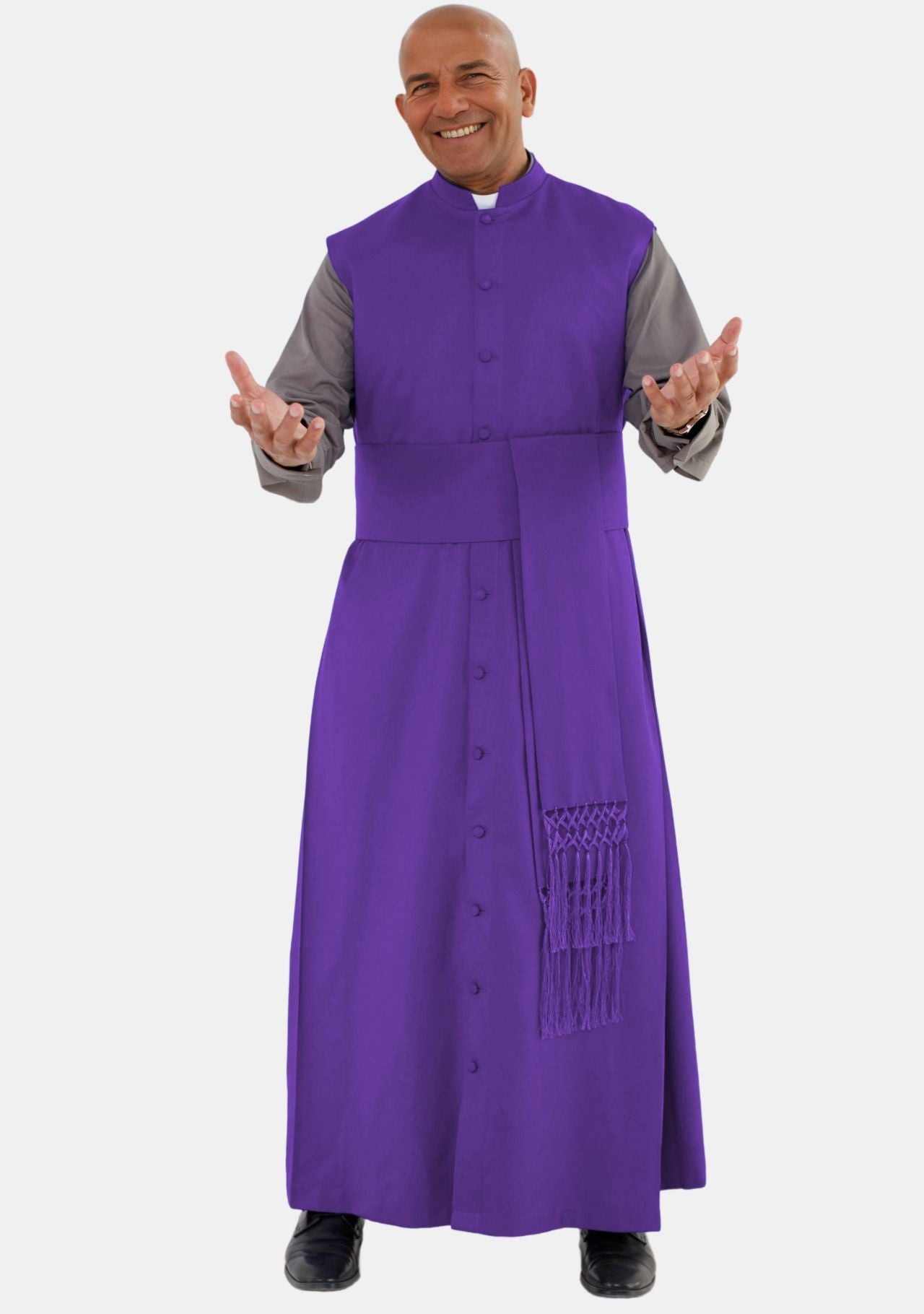Sleeveless Clergy Robe Roman Purple | eClergys™