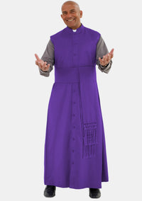 Obed Sleeveless Clergy Robe Roman Purple