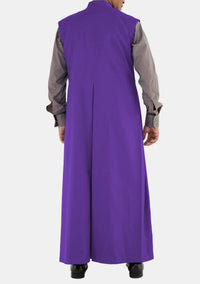 Obed Sleeveless Clergy Robe Roman Purple