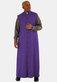 Obed Sleeveless Clergy Robe Roman Purple