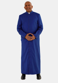 Royal Blue Clerical Robe for Men