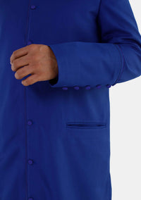 Royal Blue Clerical Robe for Men
