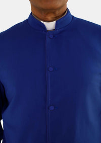 Royal Blue Clerical Robe for Men