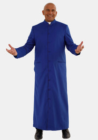 Royal Blue Clerical Robe for Men