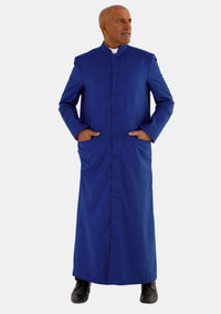 Royal Blue Clerical Robe for Men