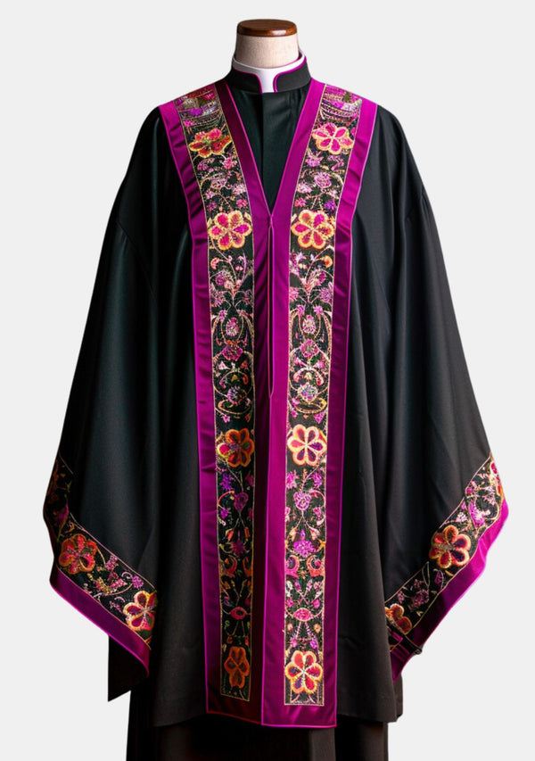 Philip Black Chasuble with Collar