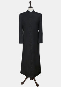 Sean Wool Cassock for Men Black