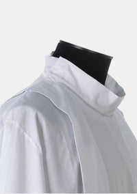Double Pleat Pastor Alb for Men