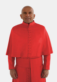 Jared Cassock for Men Red with Shoulder Cape