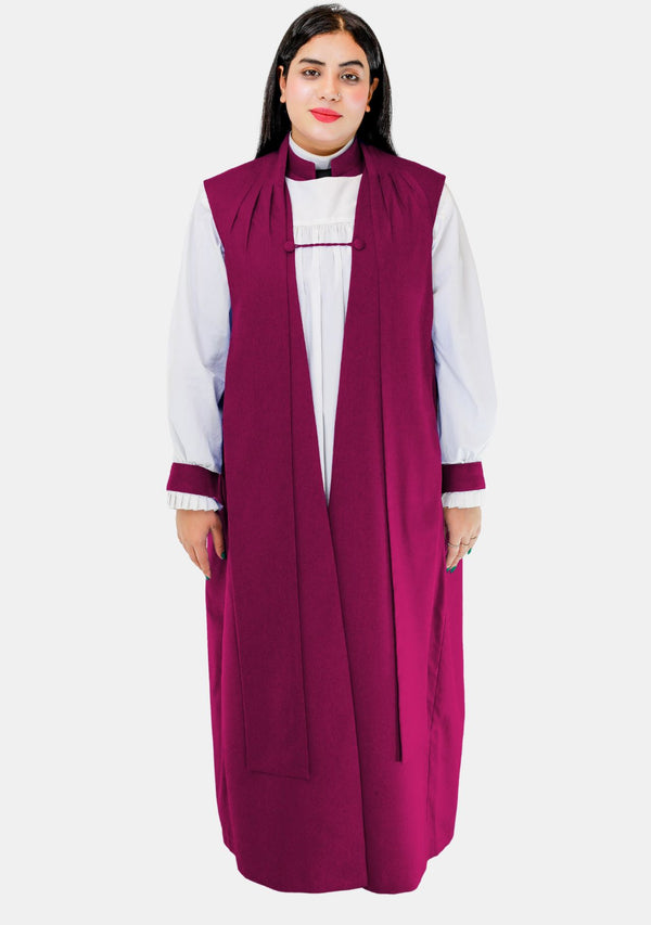 Dorcas Anglican style Vestment for Women Red Purple