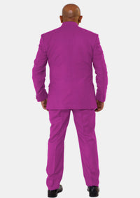 Red Purple Mens eClergy's Suit