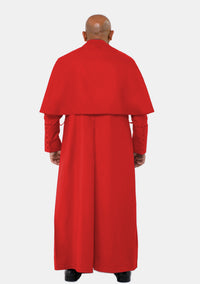 Gideon Cassock for Men Red with Shoulder Cape