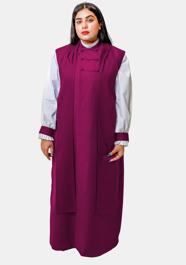 Miriam Anglican Lady Priest Vestments Red Purple