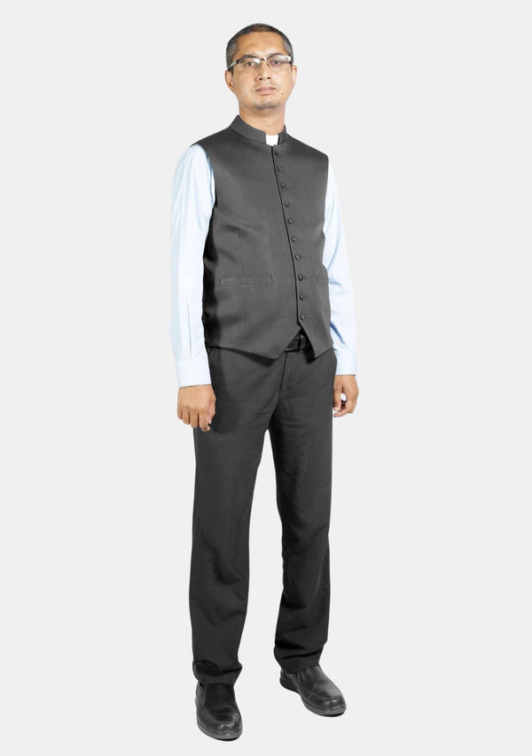 Rhapsody Clerical Vest Black