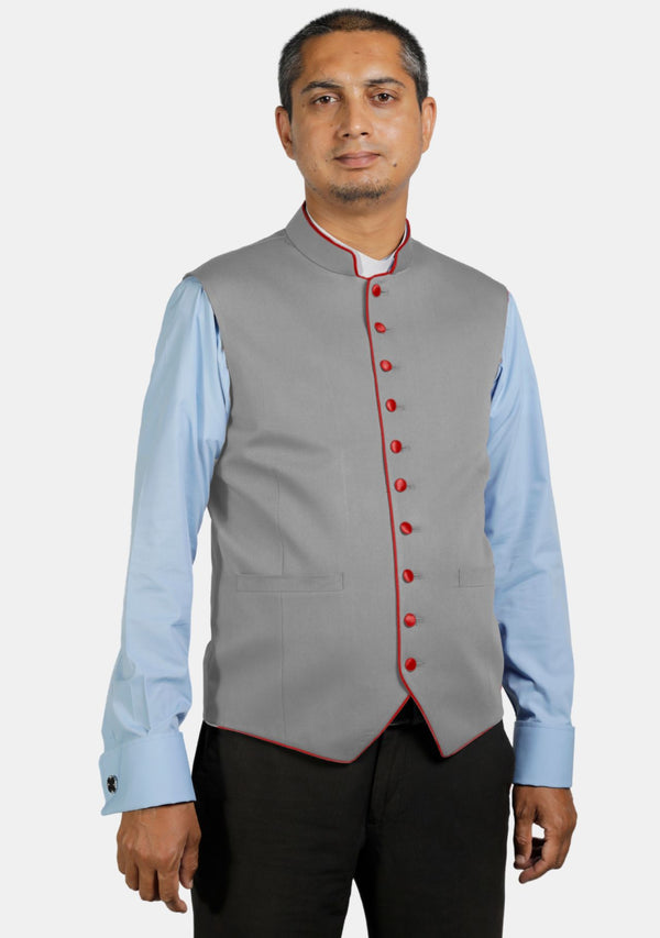 Rhapsody Gray Clerical Vest