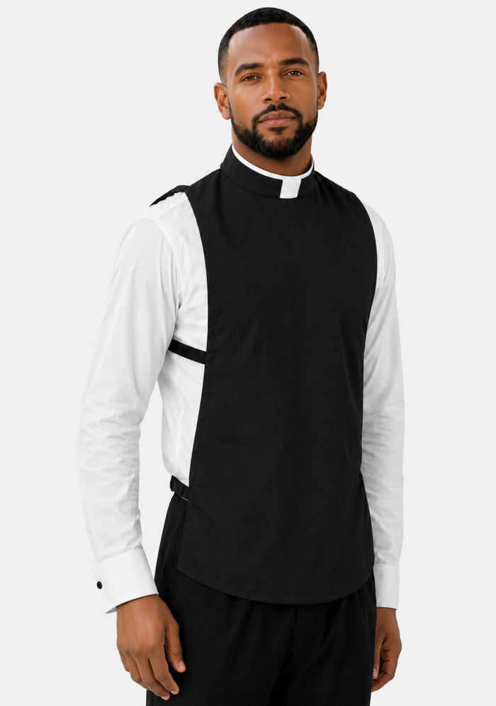 Roman Collar Clergy Shirt Front in Holy Colors