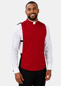 Roman Collar Clergy Shirt Front in Holy Colors