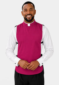Roman Collar Clergy Shirt Front in Holy Colors