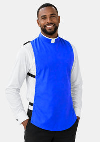 Roman Collar Clergy Shirt Front in Holy Colors