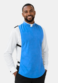 Roman Collar Clergy Shirt Front in Holy Colors