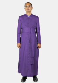 Liam 33 Buttons Roman Purple Clergy Chimere for Men