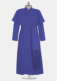 Henry Cassock for Men Royal Blue and Black Color