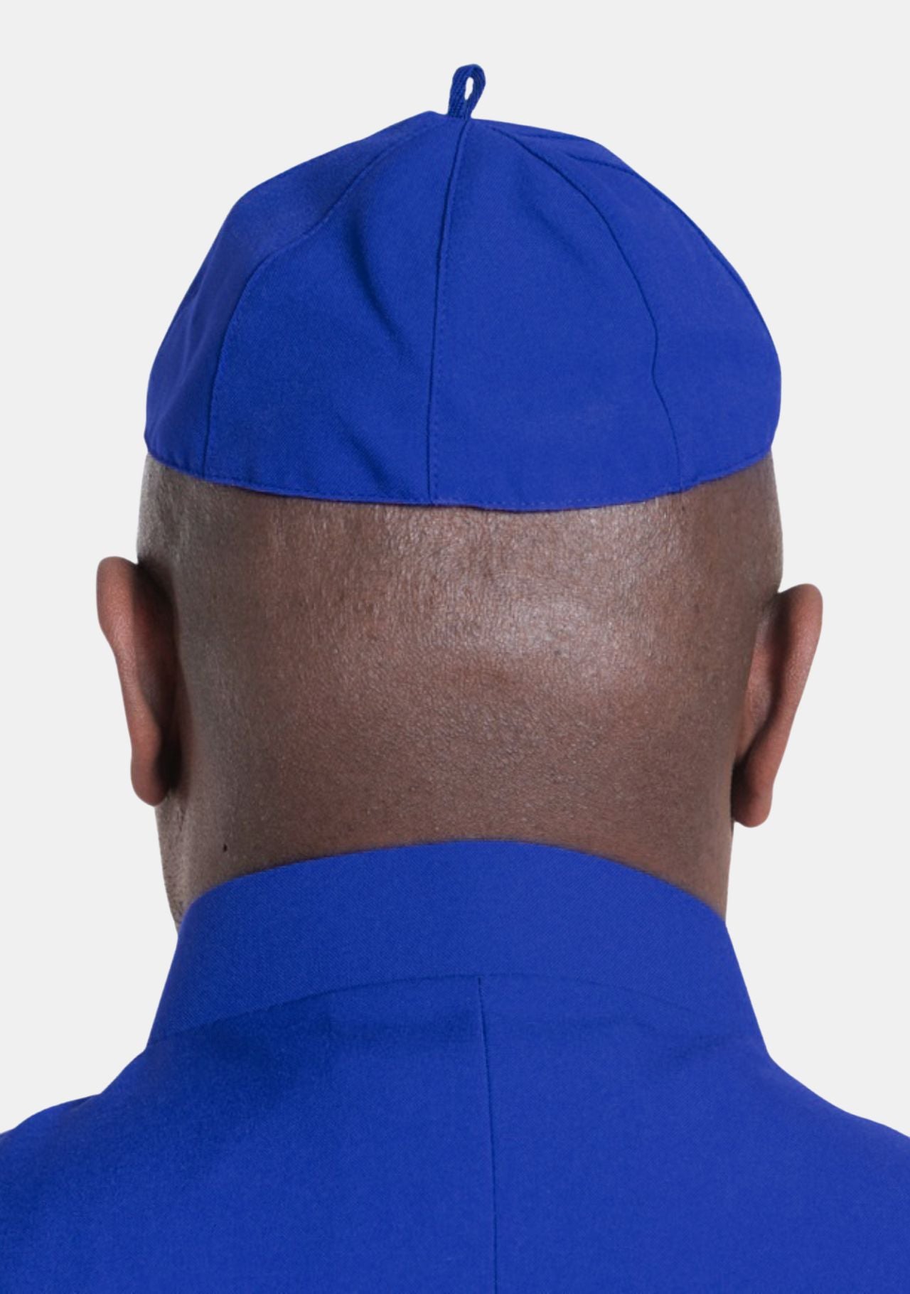 Royal Blue Zucchetto with Secure Panel Design – eClergys