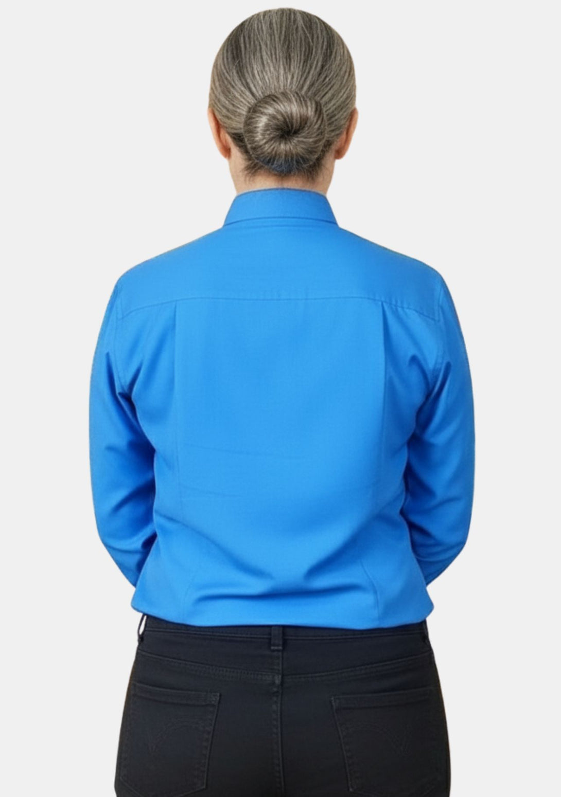 blue dress for baby girl Royal Blue Women's Clergy Shirt​ Full Sleeves Featuring a Tab Collar –  eClergys