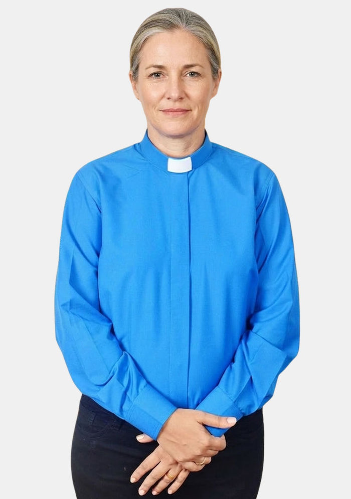 Royal Blue Women's Clergy Shirt