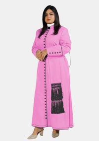 Women Pink Elegant Cassock