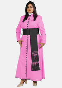 Women Pink Elegant Cassock